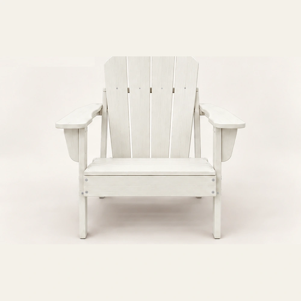 Straight-Leg Five-Slat HDPE Adirondack Chair in M011 finish, view 2