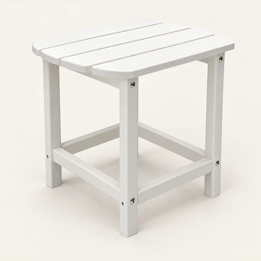 3-Piece HDPE Adirondack Chair and Side Table Set in M011 finish, view 4
