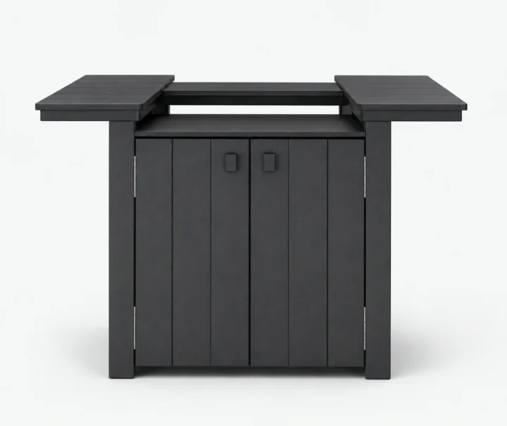 HDPE Outdoor Bar Table with Storage